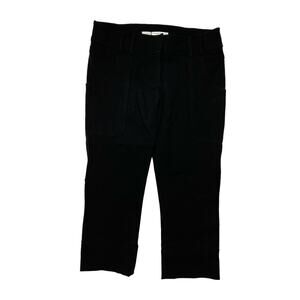 DIANE VON FURSTENBERG *NEW* Black Ewan Ponte Knit Pants Size 6 #S5876166P7 DVF